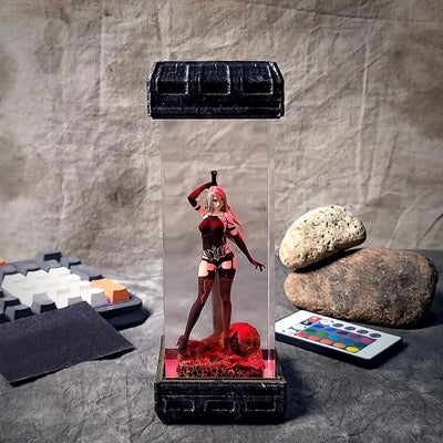 A2 Nier Automata Diorama Epoxy Resin Lamp, Night Light, Wireless Lights